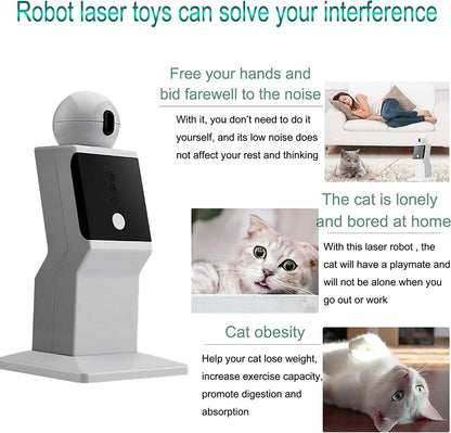 🤖 Interactive Laser Robot: The Perfect Companion for Your Cat!